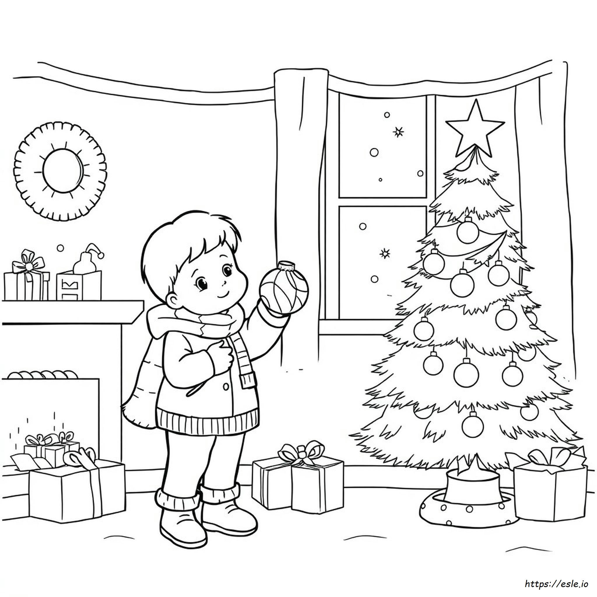 Free Holiday Coloring Page For Kids
