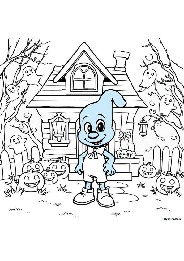 Coloring Pages Only Bluey Halloween
