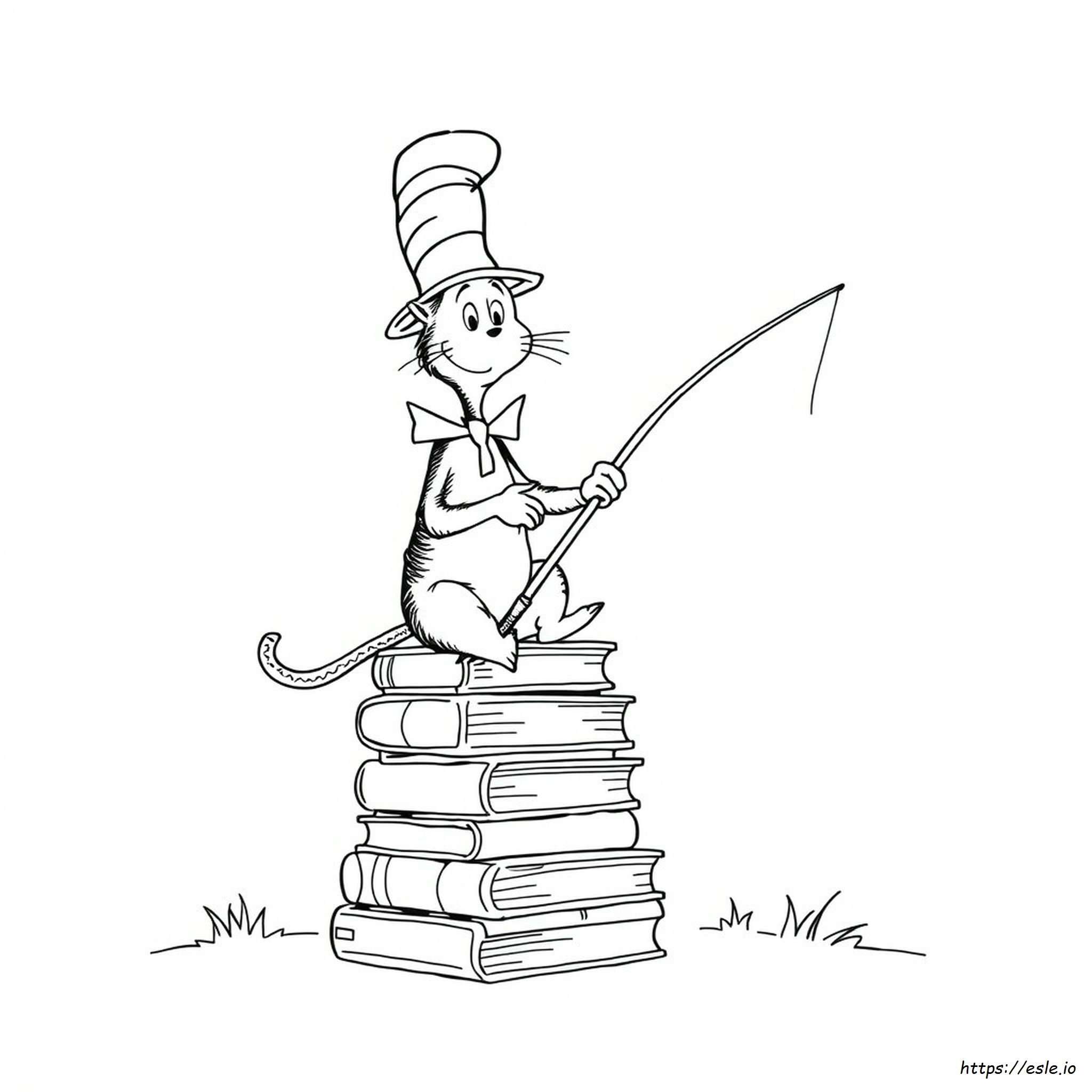 Coloriage Le Chat Chapeauté Gratuit