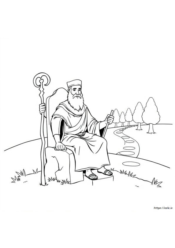 Mephibosheth Coloring Page