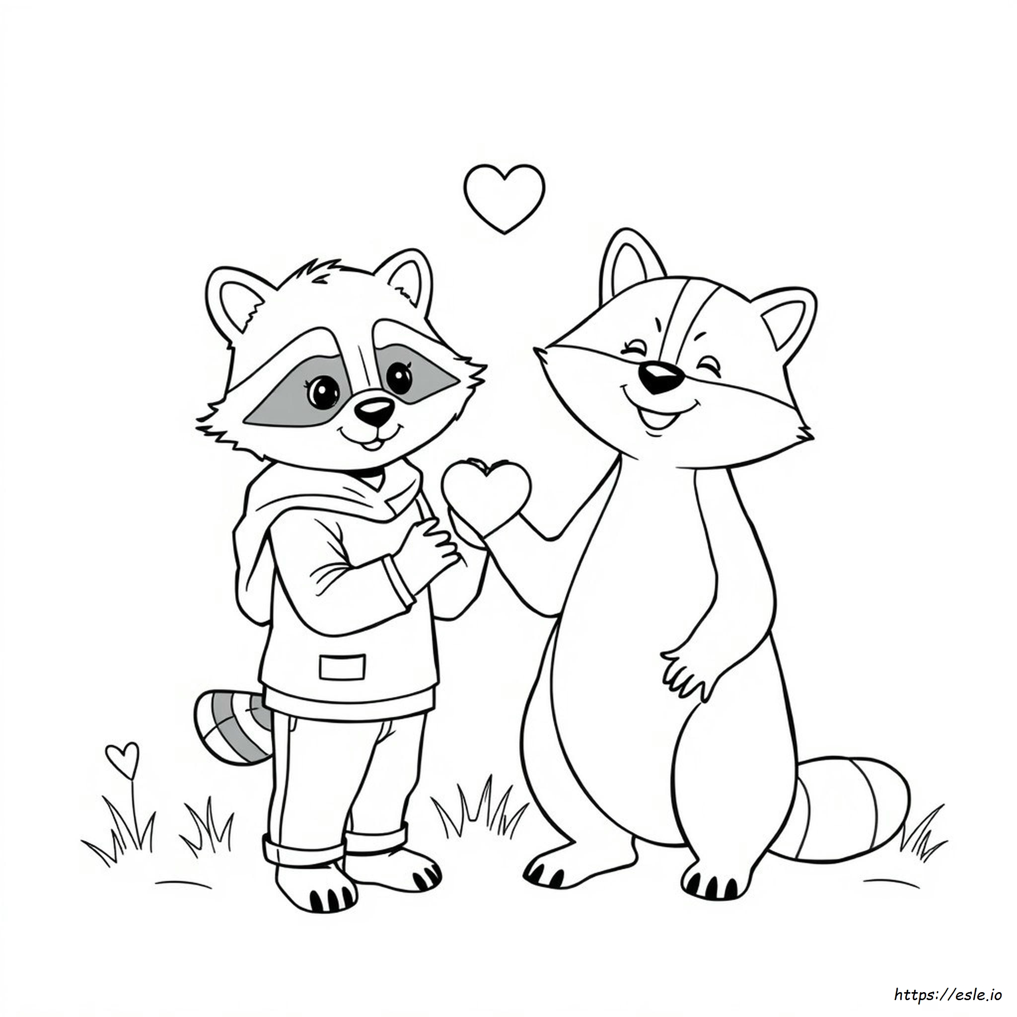 The Kissing Hand Coloring Page - Free Printable