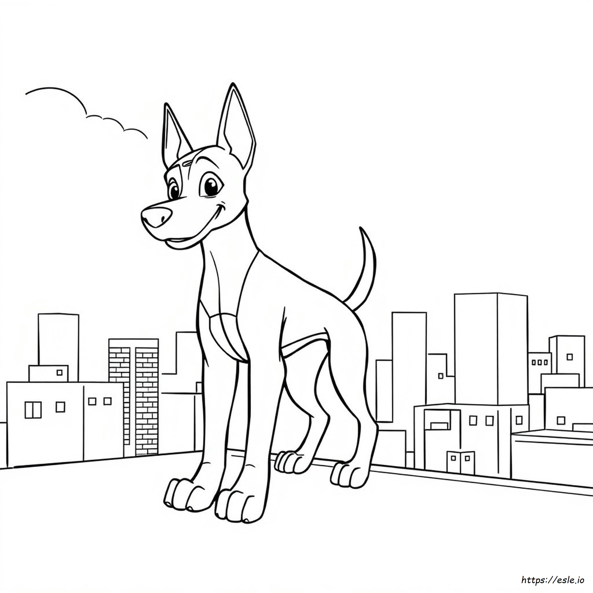 Coloring Pages Of Bolt The Dog