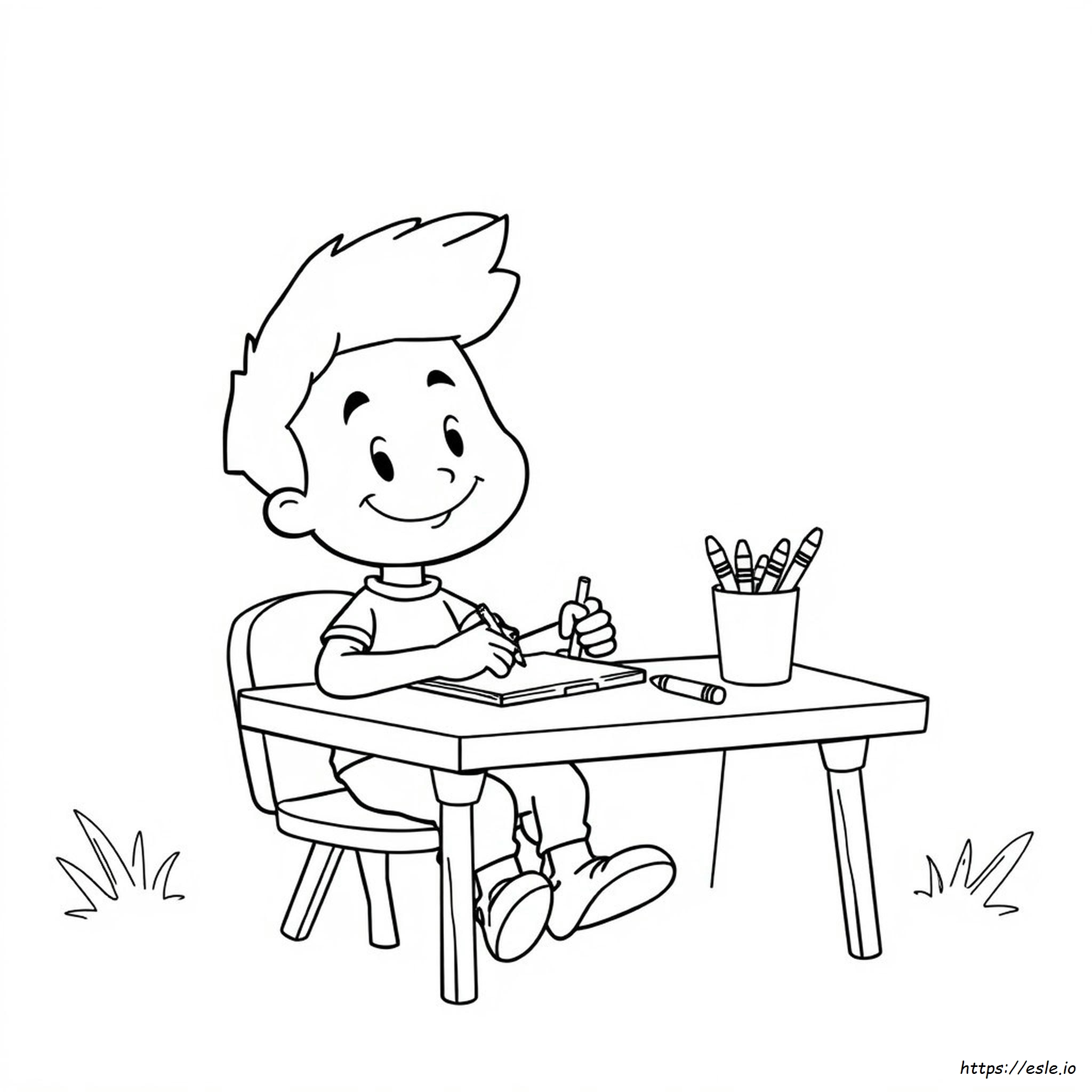 Big Nate Coloring Page - Free Printable for Kids