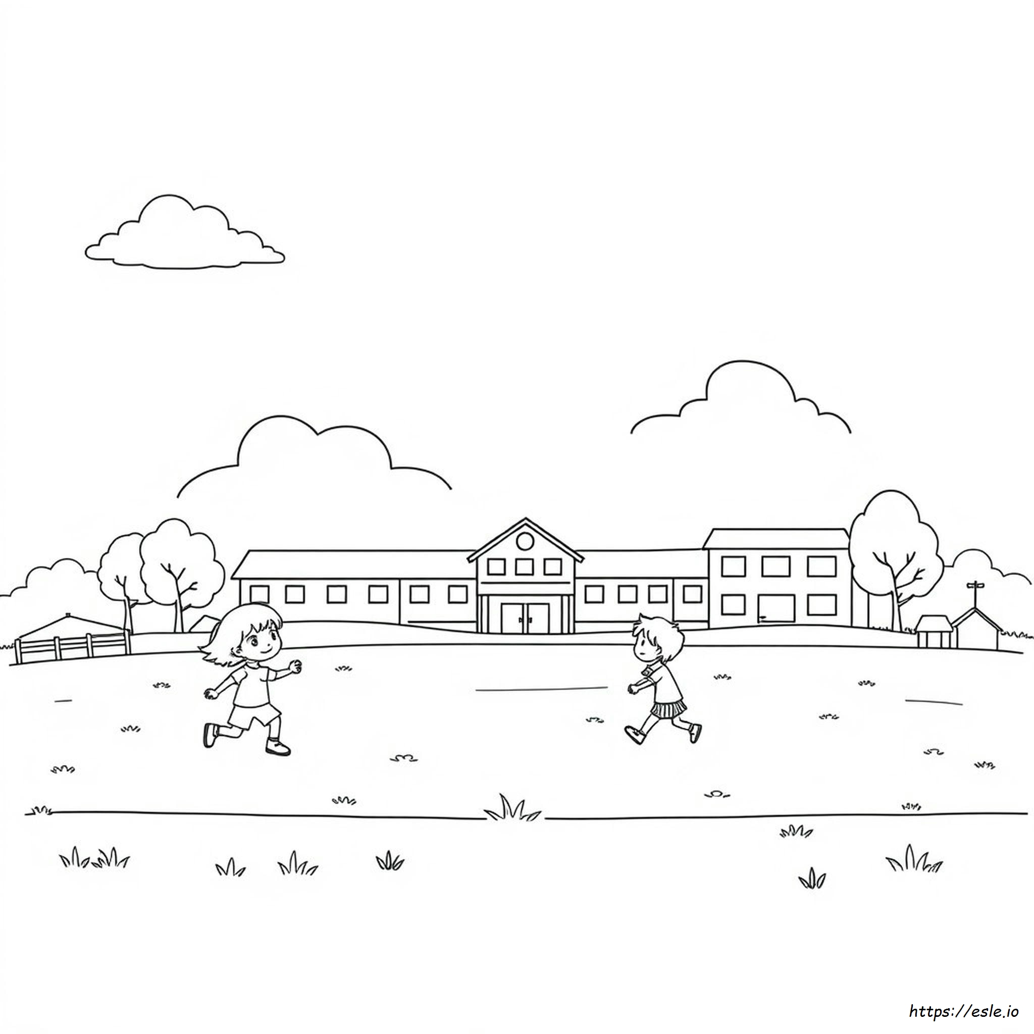 Dibujos Para Colorear De Jardín De Infancia - Gratis