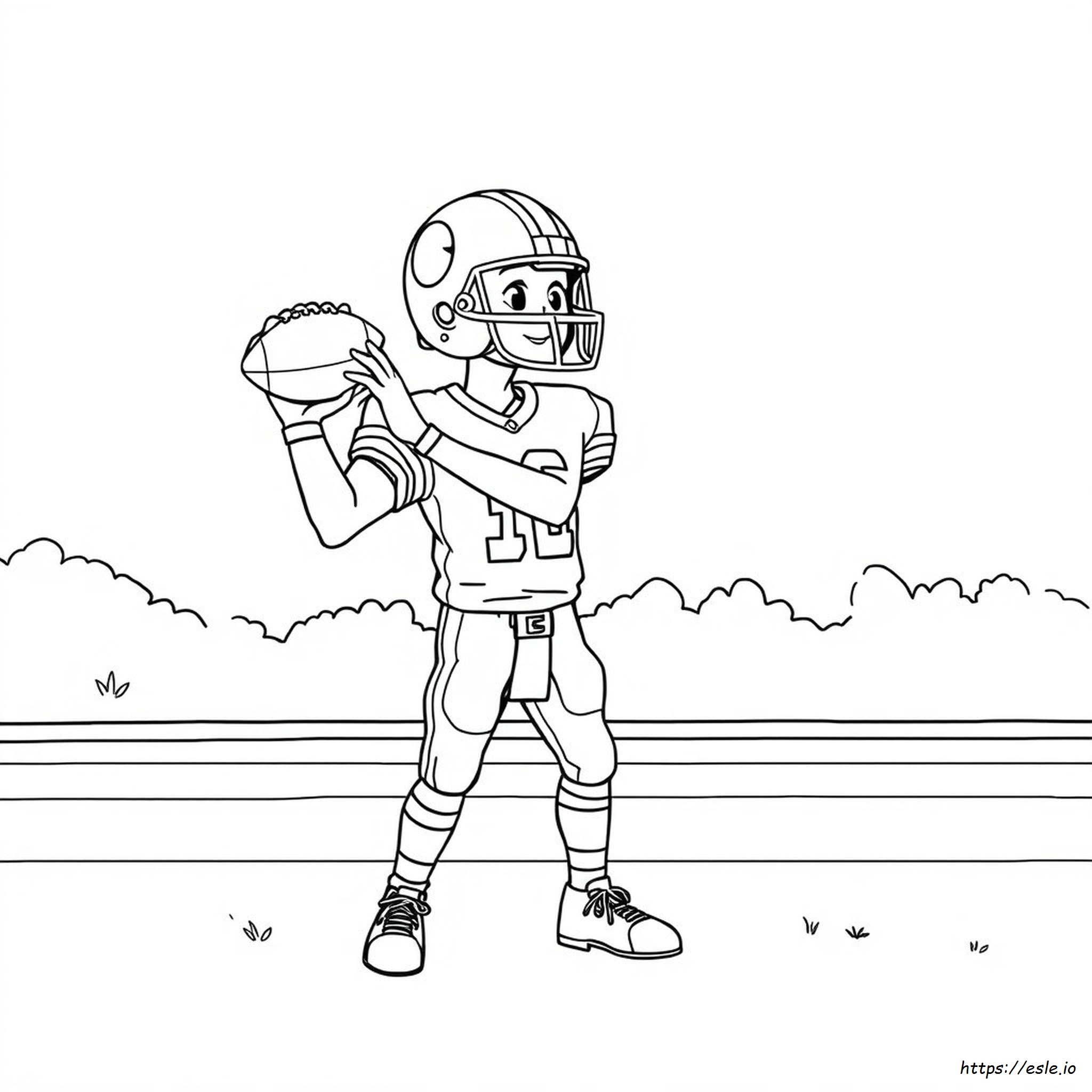 Drawing Justin Jefferson Coloring Pages