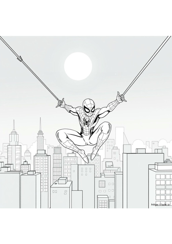 Spider Mancoloring Pages
