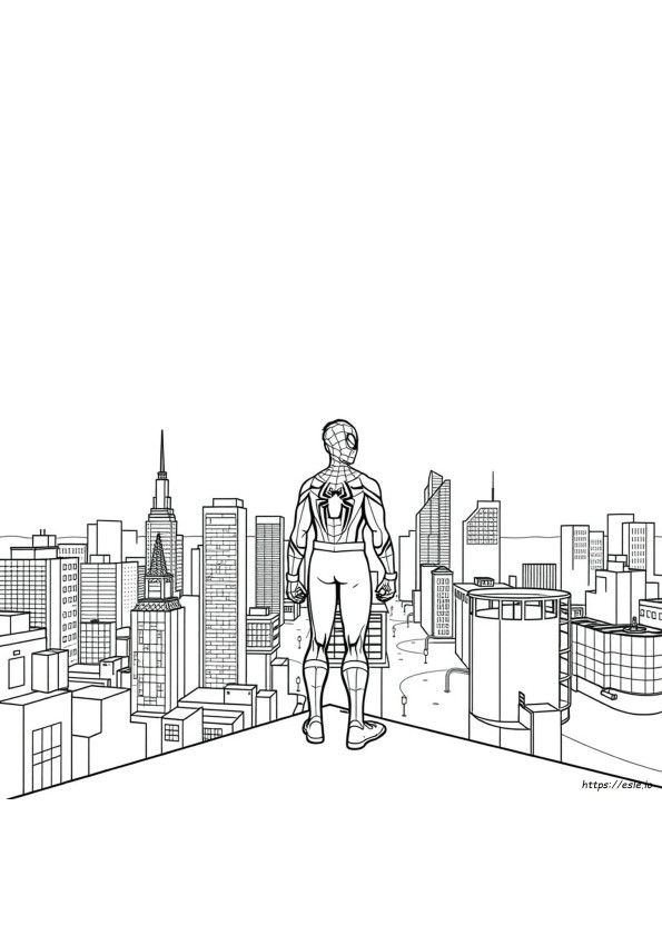 Spider Man Tom Holland Coloring Pages