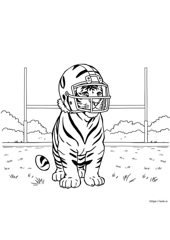 Casco Dei Bengals Da Colorare