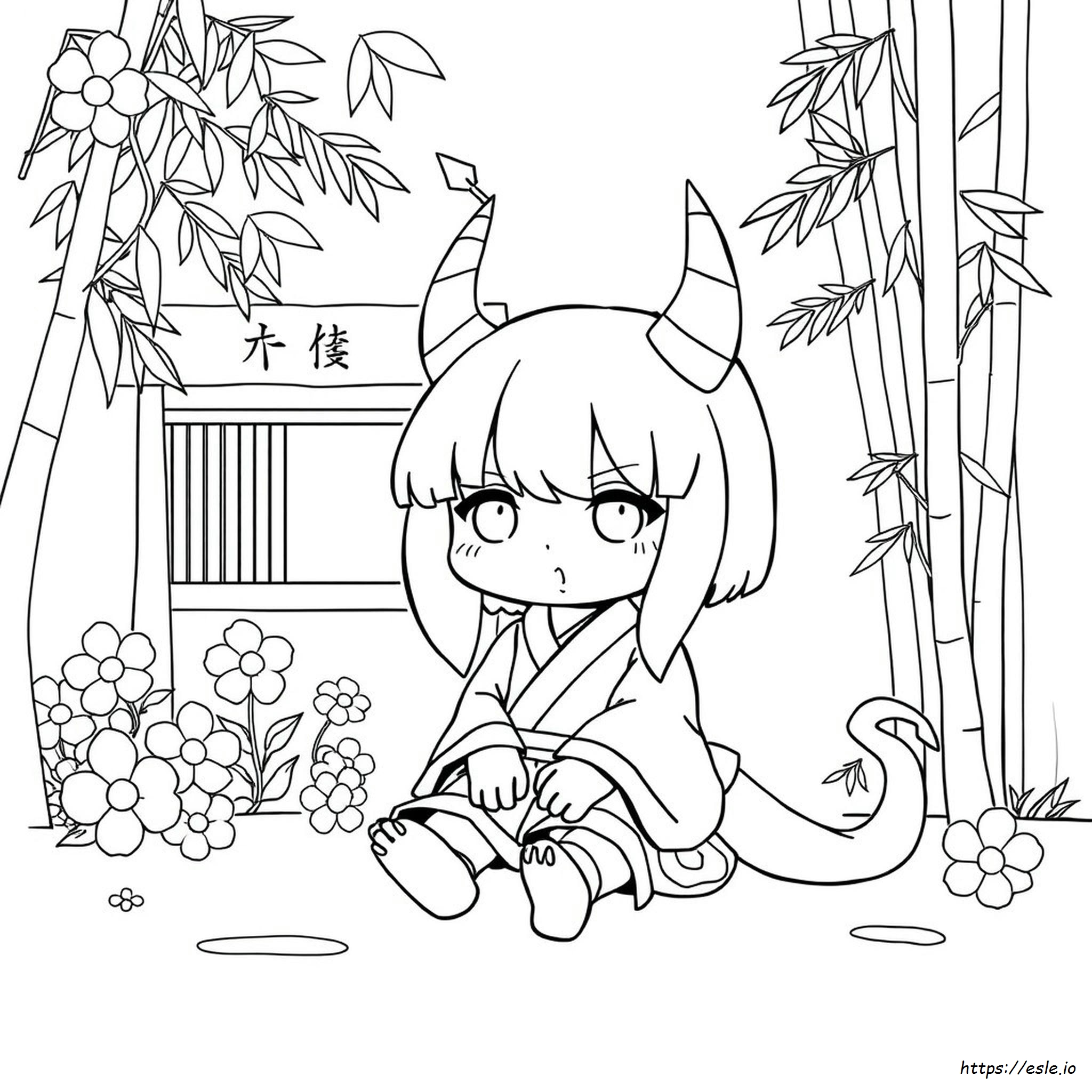Demon Slayer Shinobu Kocho Coloring Pages
