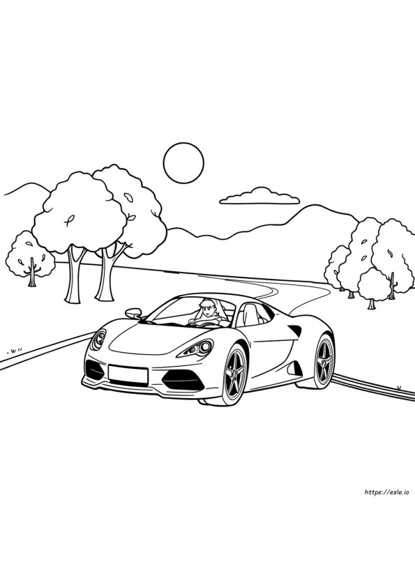 Fancy Car Coloring Pages