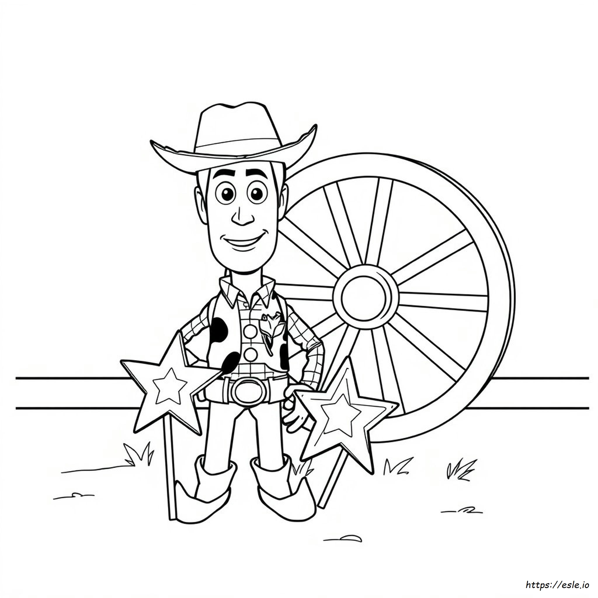 Woody Colouring Page - Free Printable