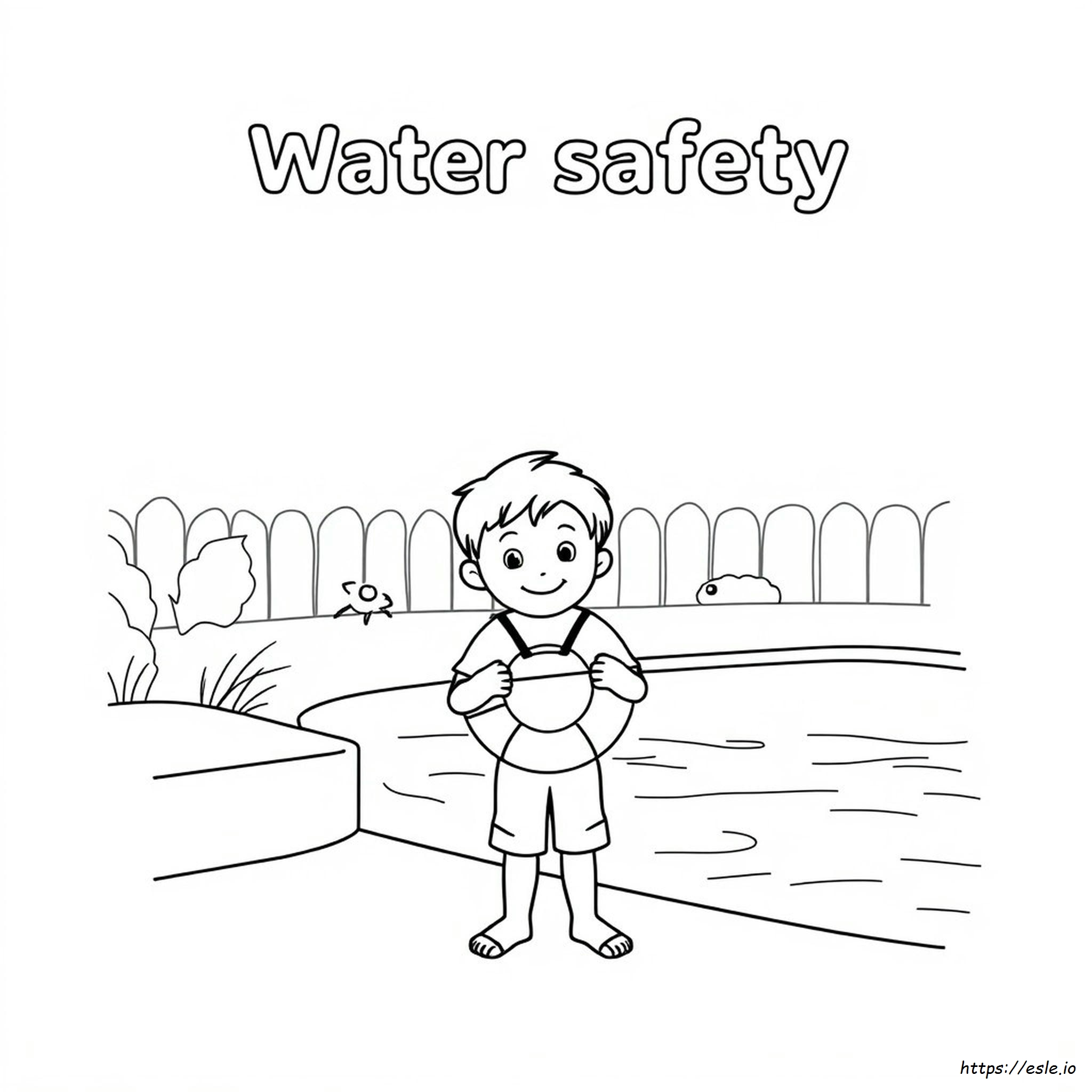 Wassersicherheit Ausmalbilder Zum Ausdrucken