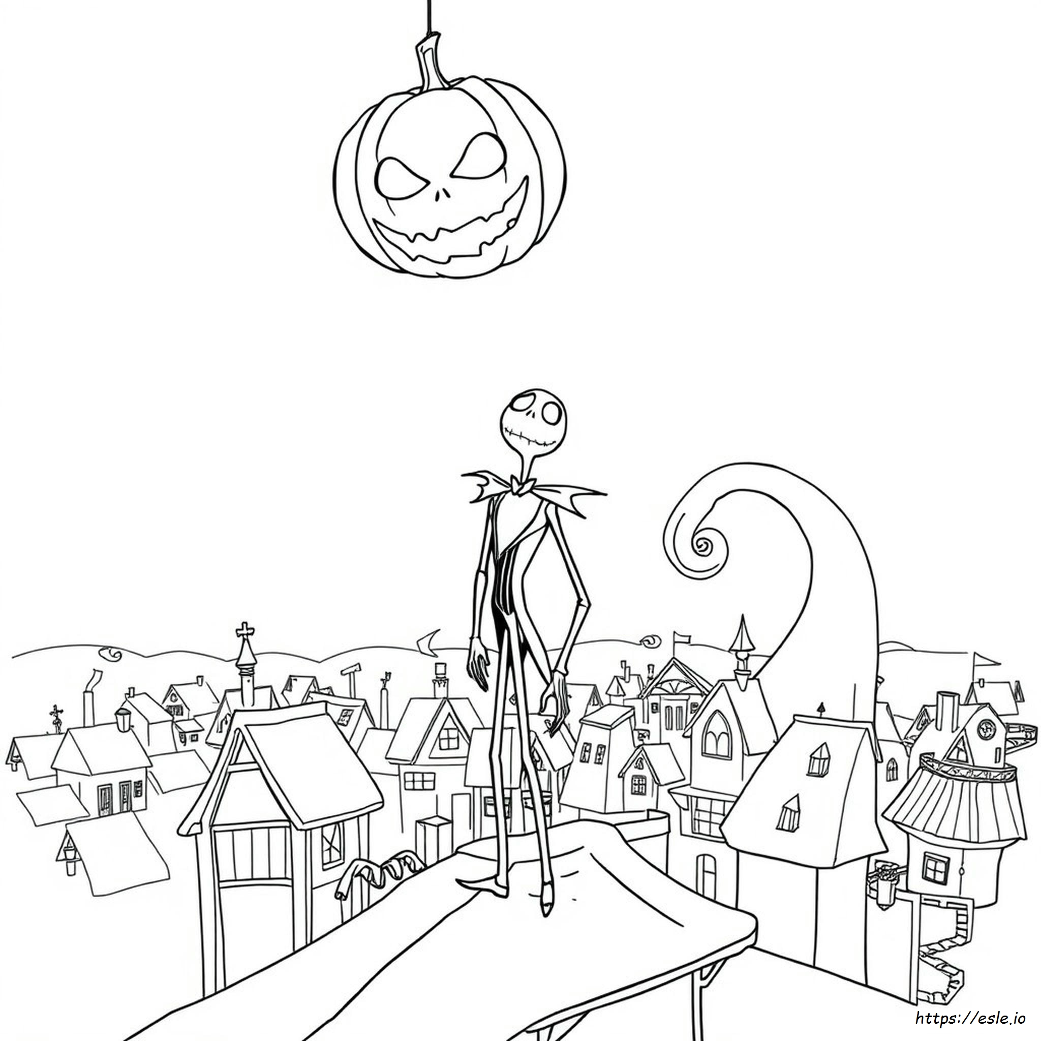 Jack Skeletron Da Nightmare Before Christmas – Disegni Da Colorare