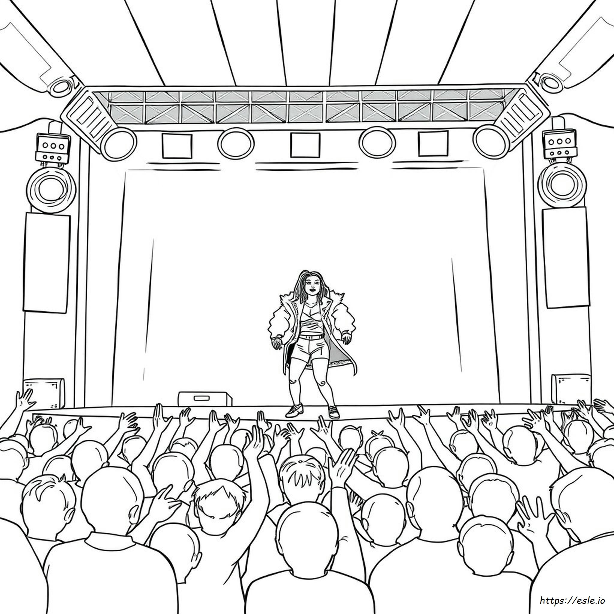 Nicki Minaj Coloring Page