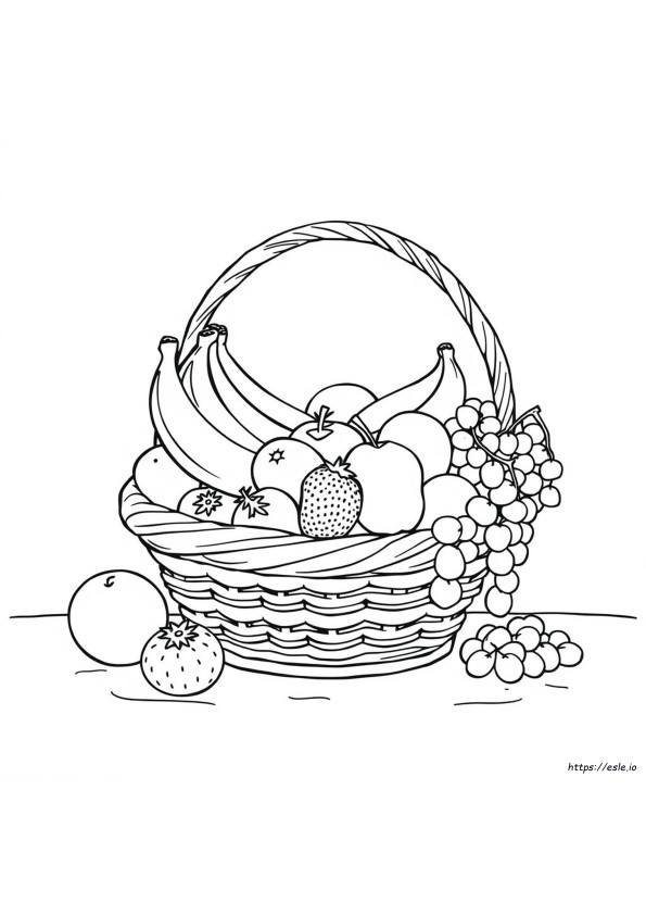 Fruits Coloring Sheets Free Printable