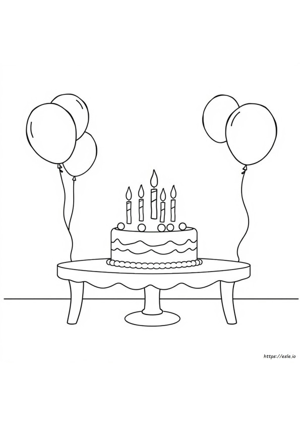 Birthday Coloring Images