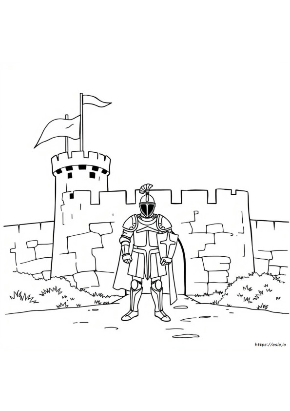 Coloring Pages Of Knights