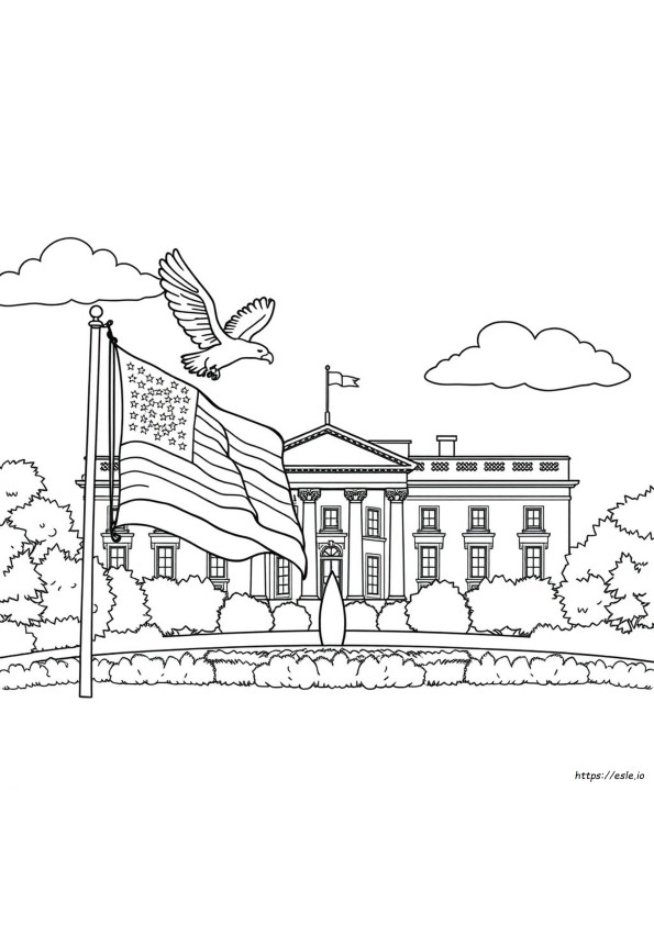 Gambar Mewarnai Usa