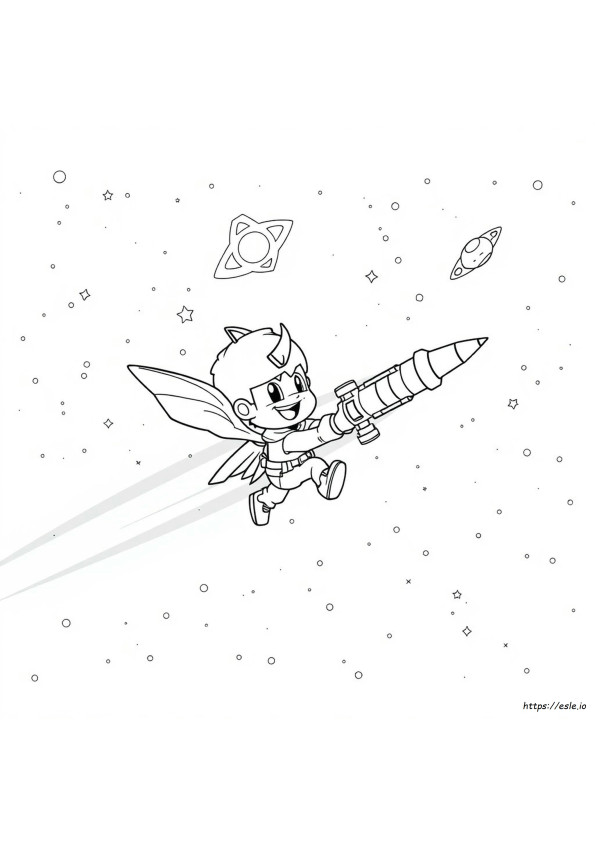 Boboiboy Galaxy Gambar Mewarnai