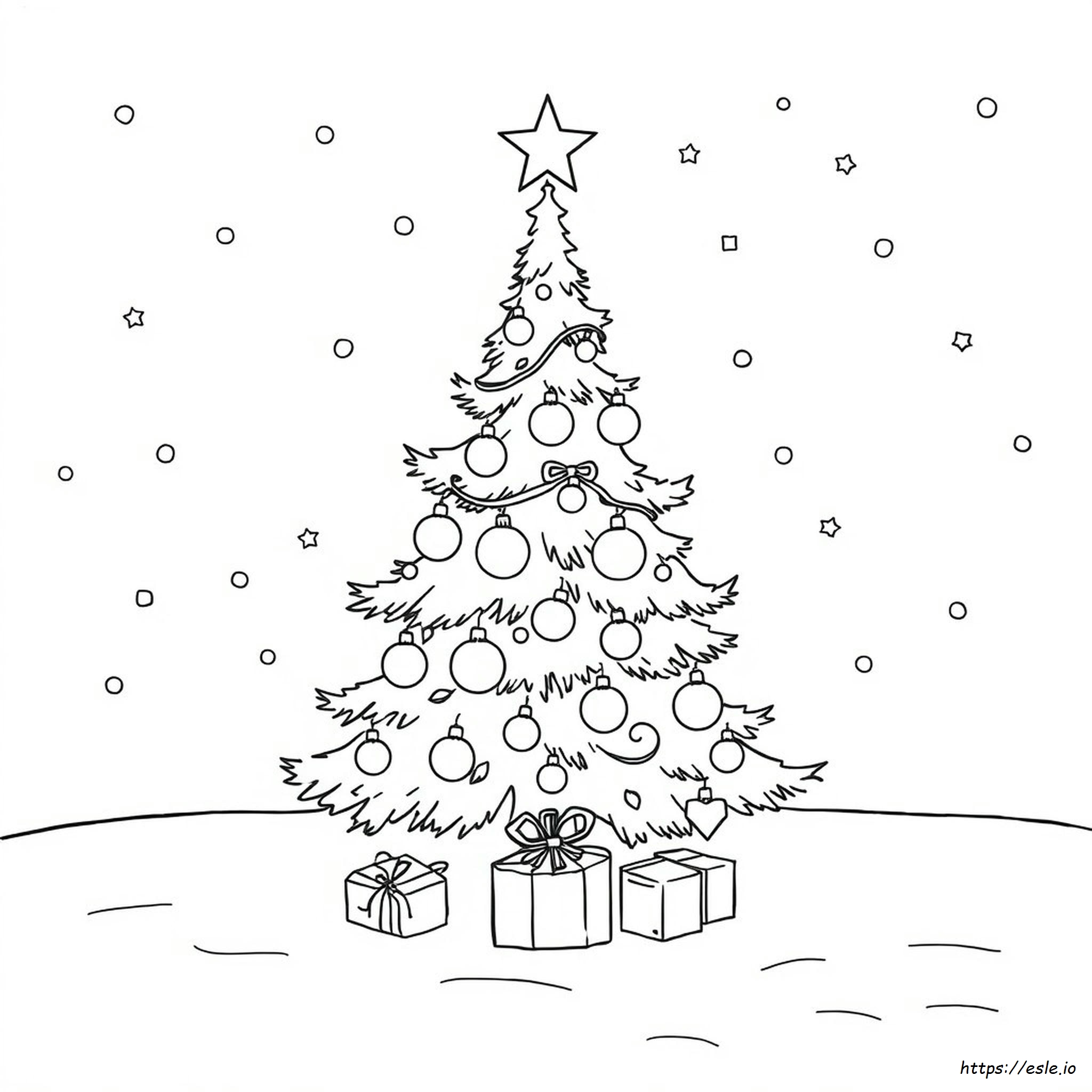Gambar Mewarnai Tema Natal Untuk Anak