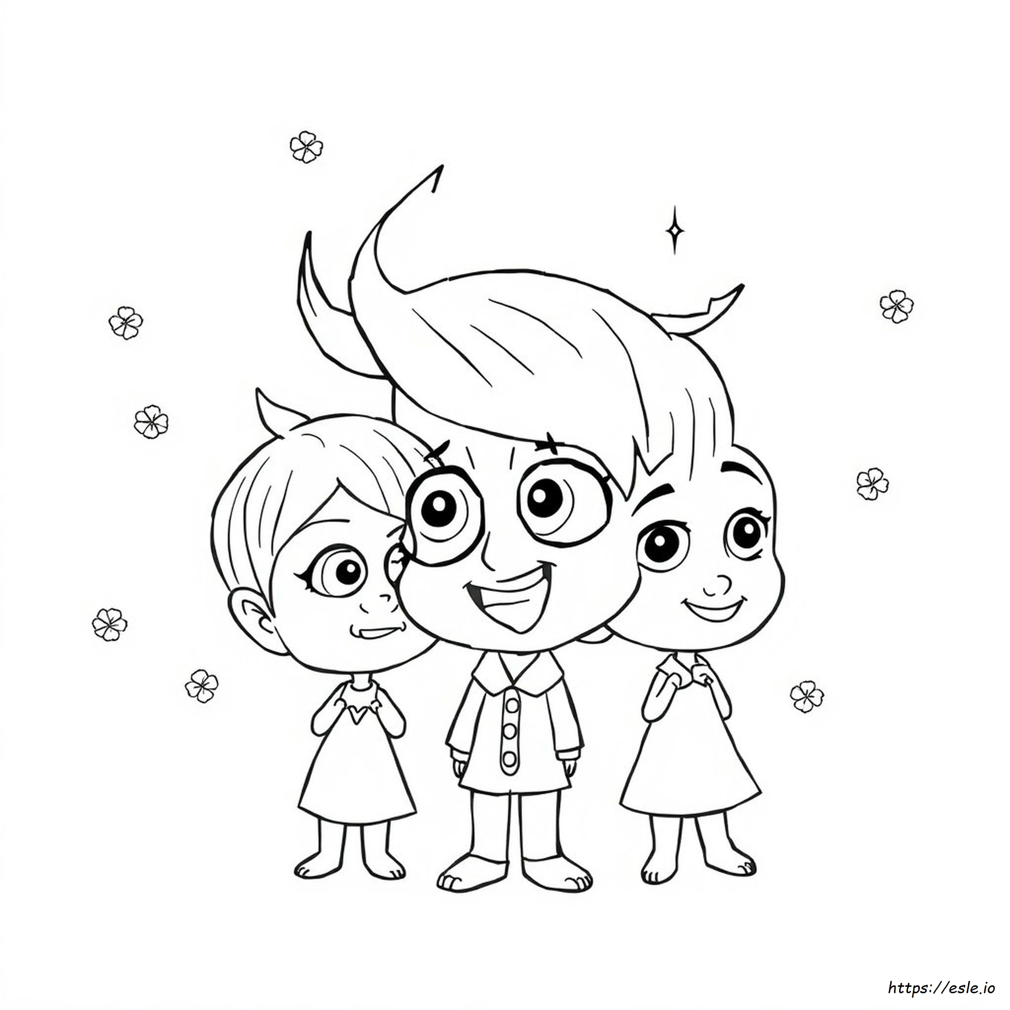 Inside Out 2 New Emotions Coloring Pages
