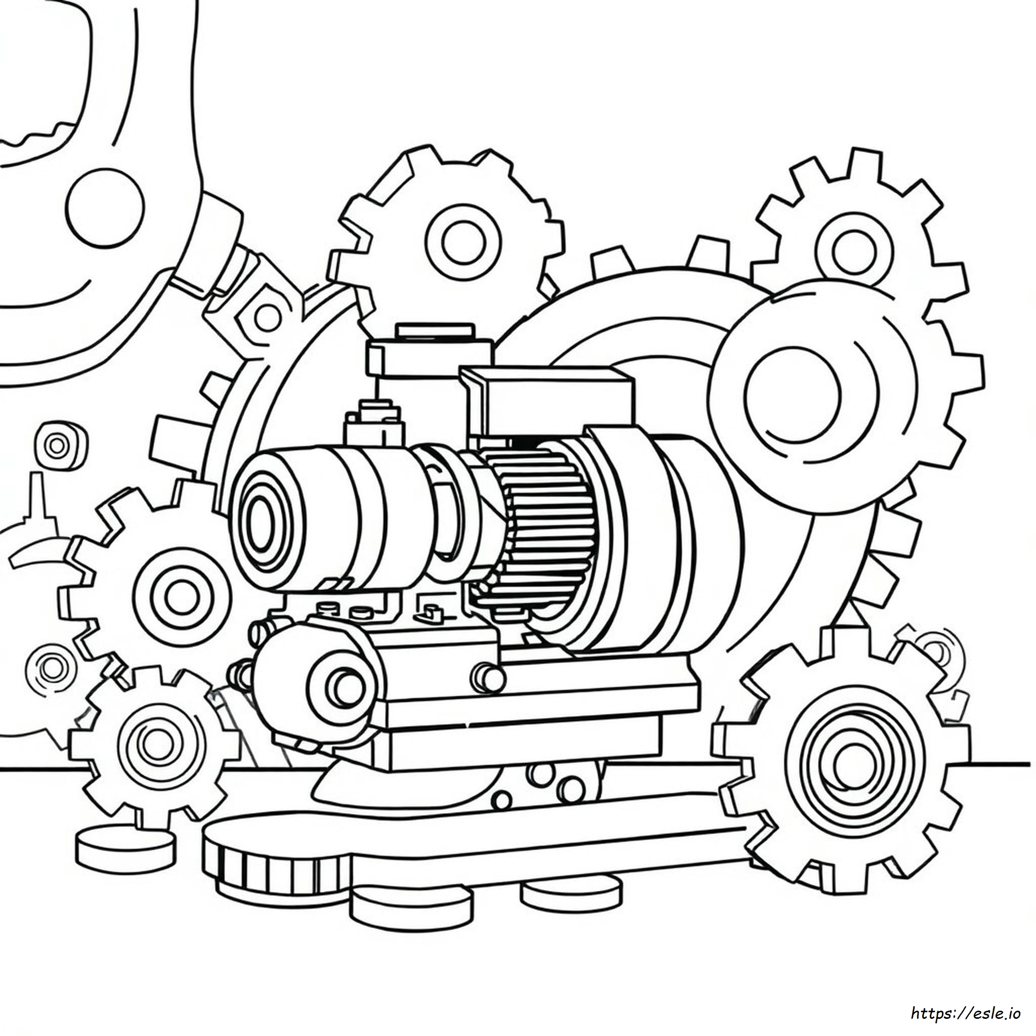 Motor Színező