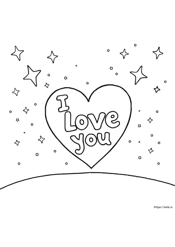 I Love You Coloring Pages To Print