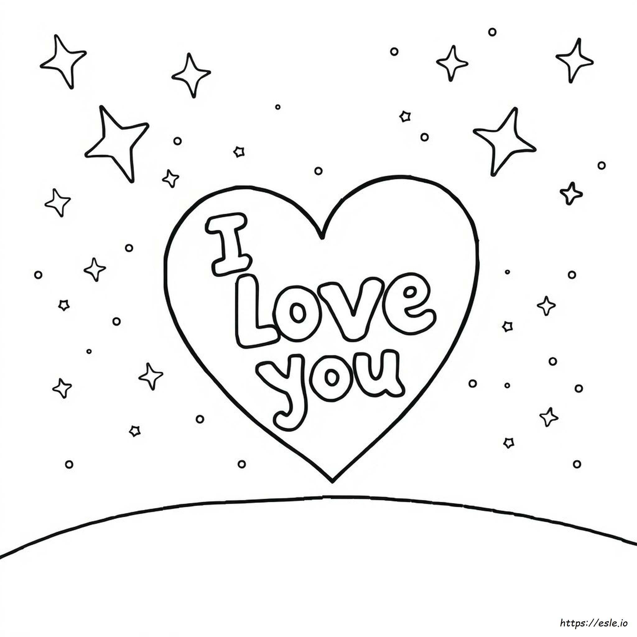 Eu Te Amo: Desenhos Para Colorir Para Imprimir