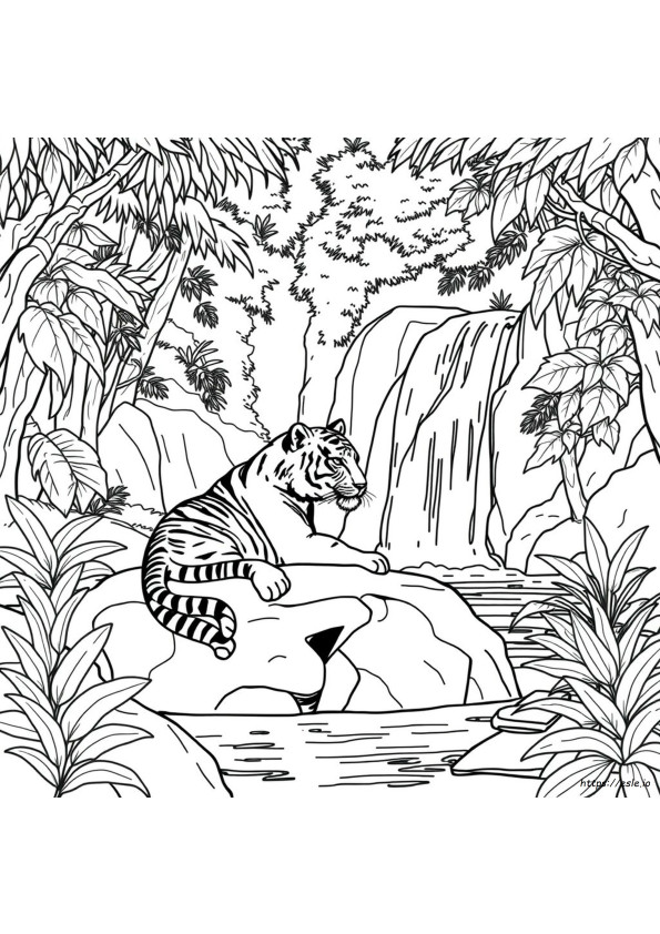 Tiger Coloring Pages For Adults