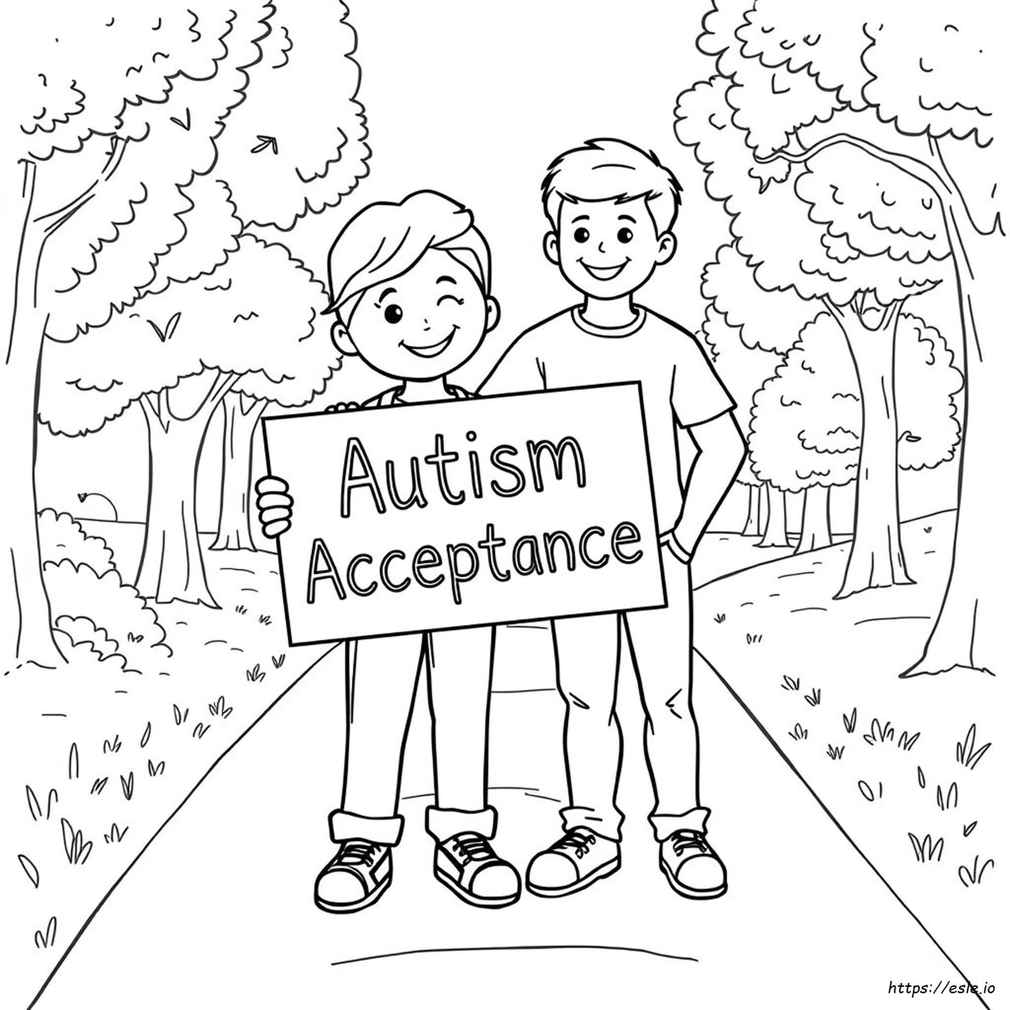 Autism Acceptance Coloring Pages