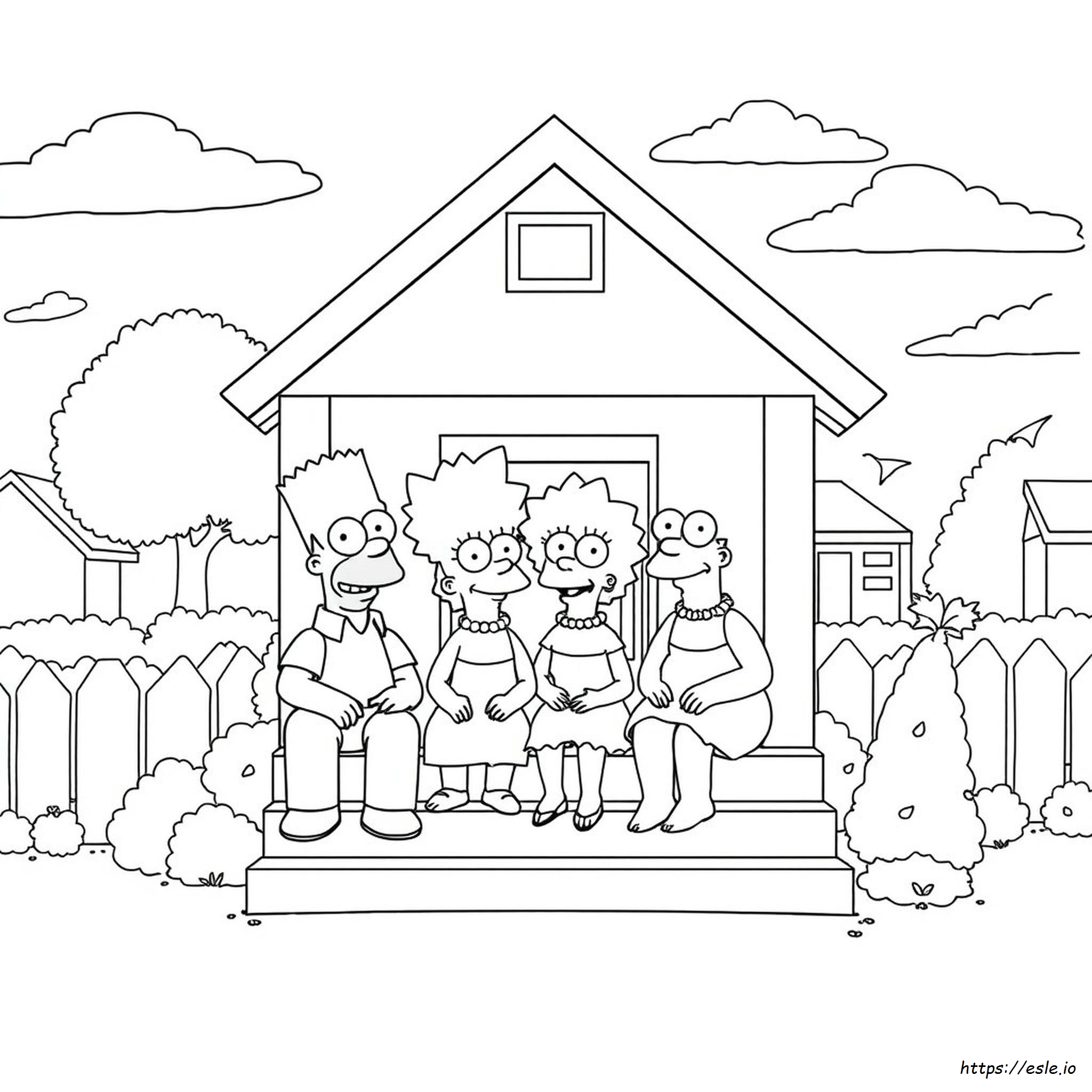Simpsons Para Colorear - Gratis Para Imprimir
