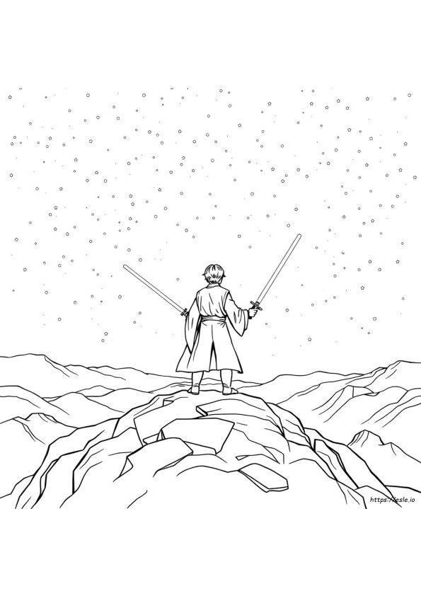 Son Jedi Boyama Sayfaları