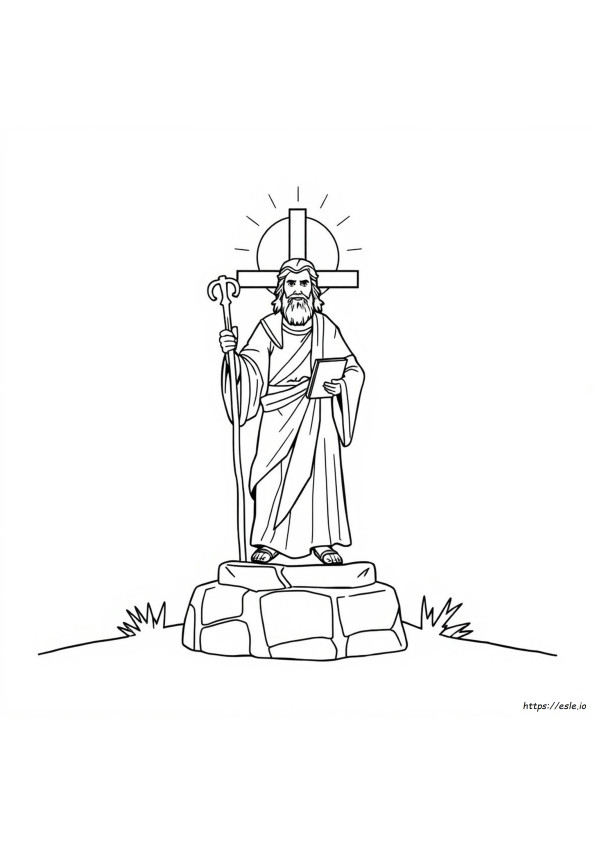 San Judas Tadeo Coloring Page