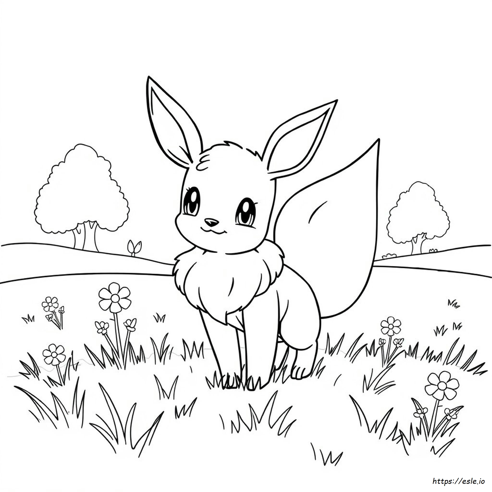 Coloring Pages Of Eevee - Free Printable