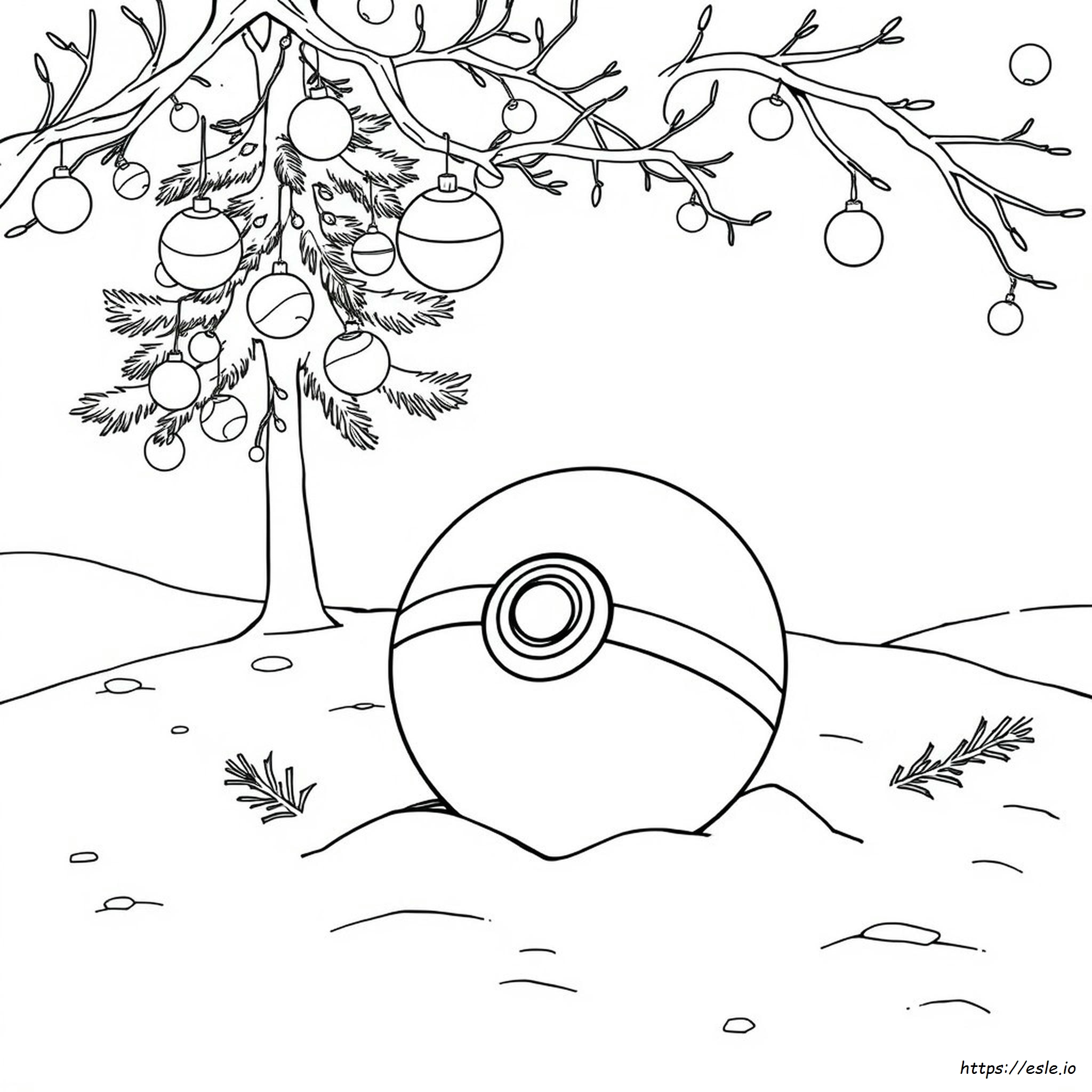 Pokémon De Navidad Para Colorear