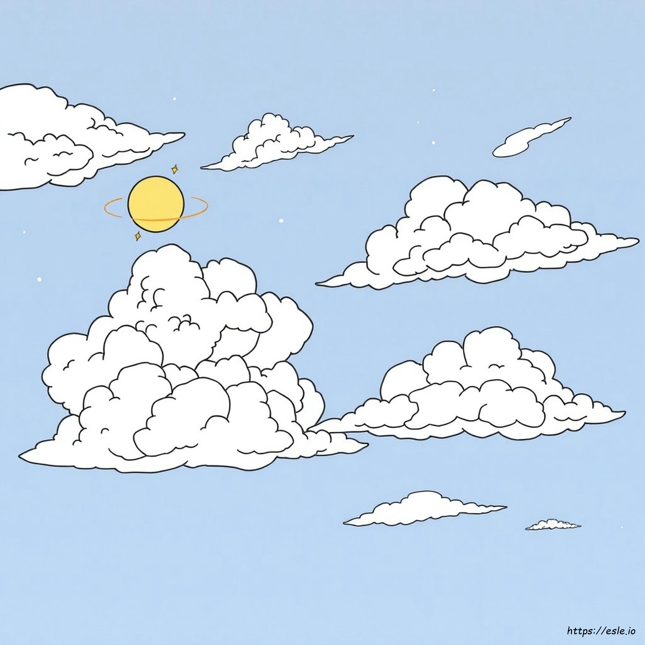 Cómo Colorear Un Cielo Con Lápices De Colores