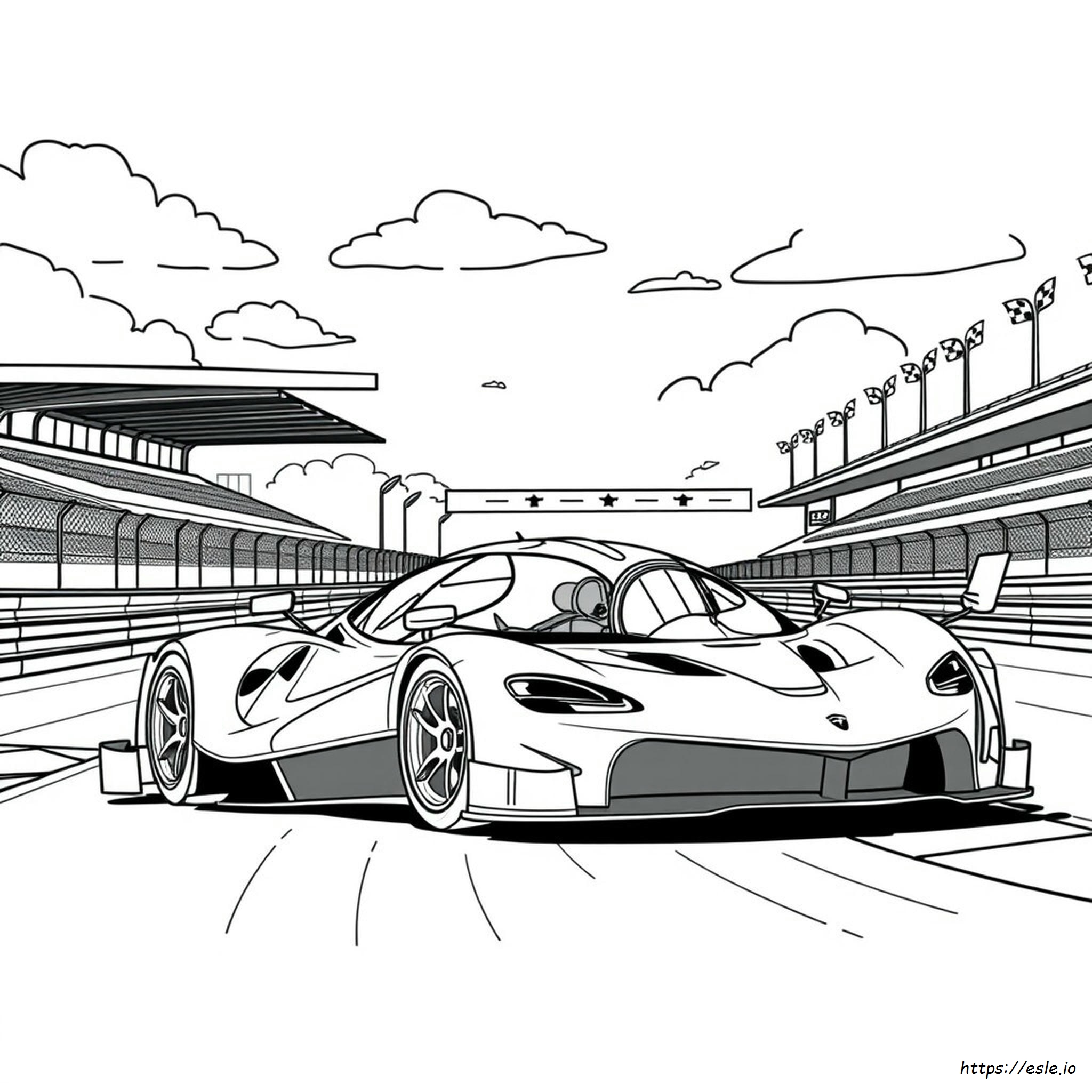 Printable Mclaren P1 Coloring Pages