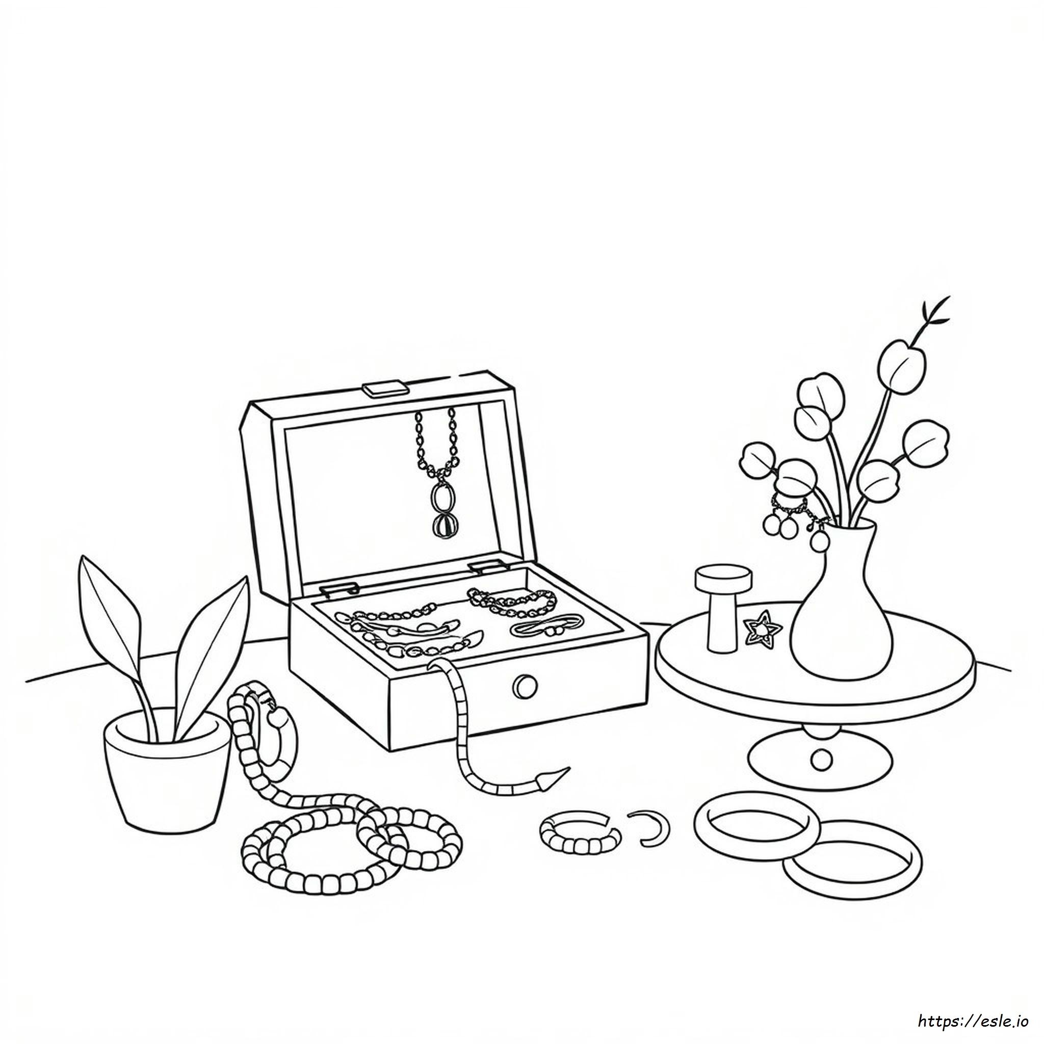 Coloring Pages Of Jewelry