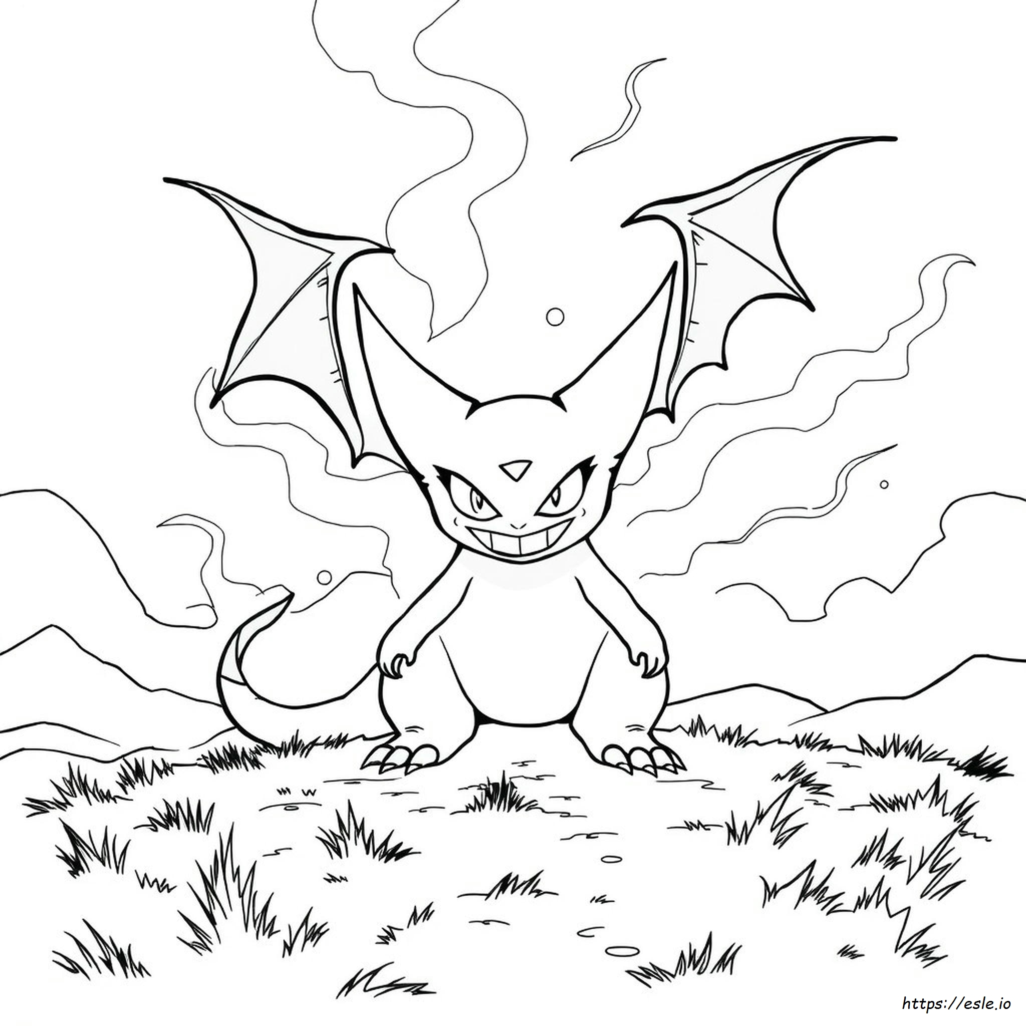 Disegni Da Colorare Pokemon Mega Gengar
