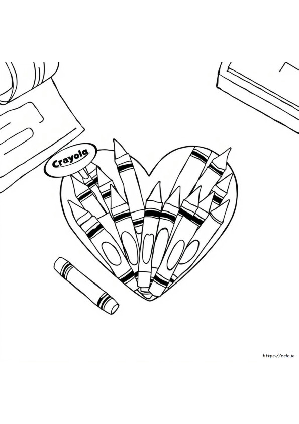 Crayola Heart Coloring Pages