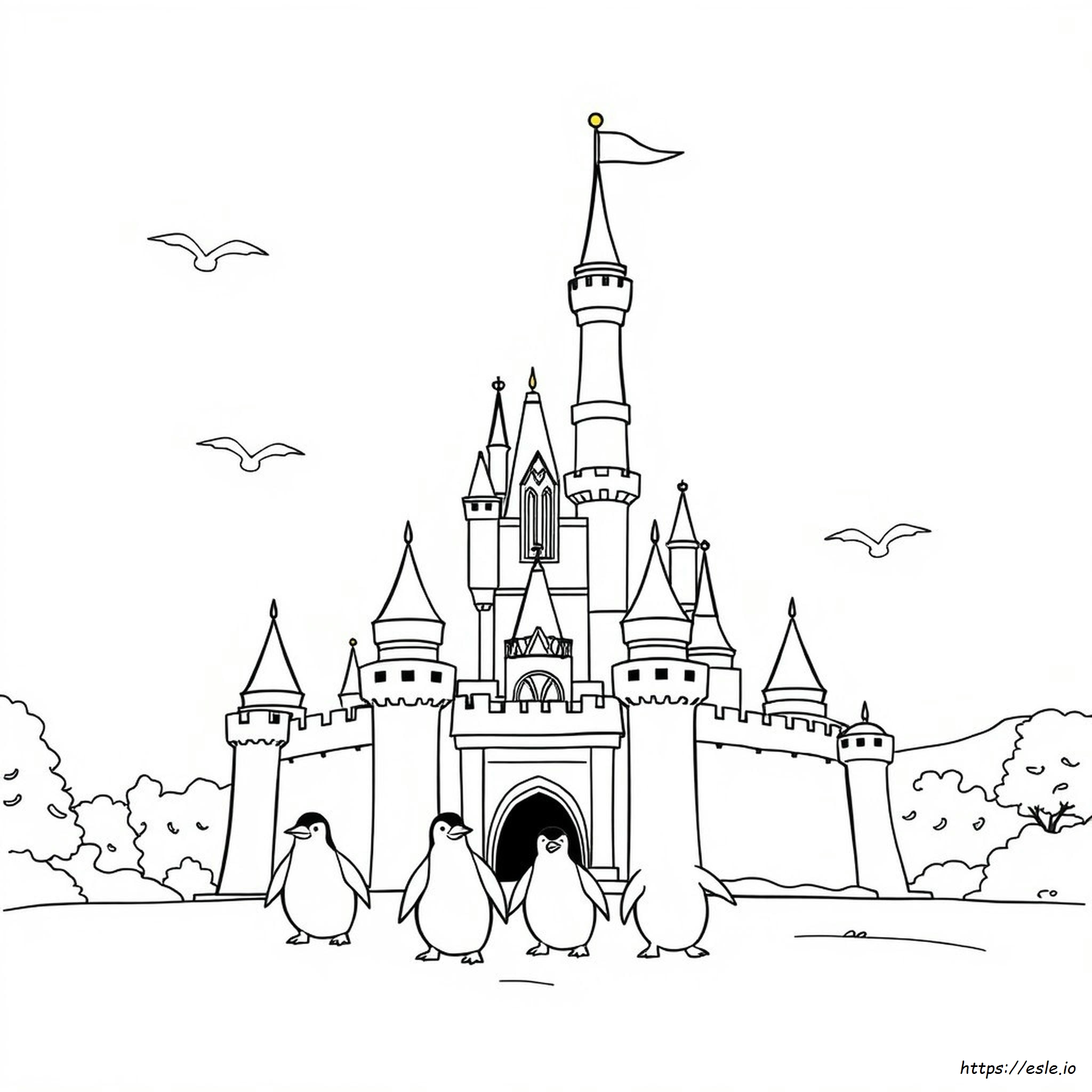 Istana Disney Mewarnai