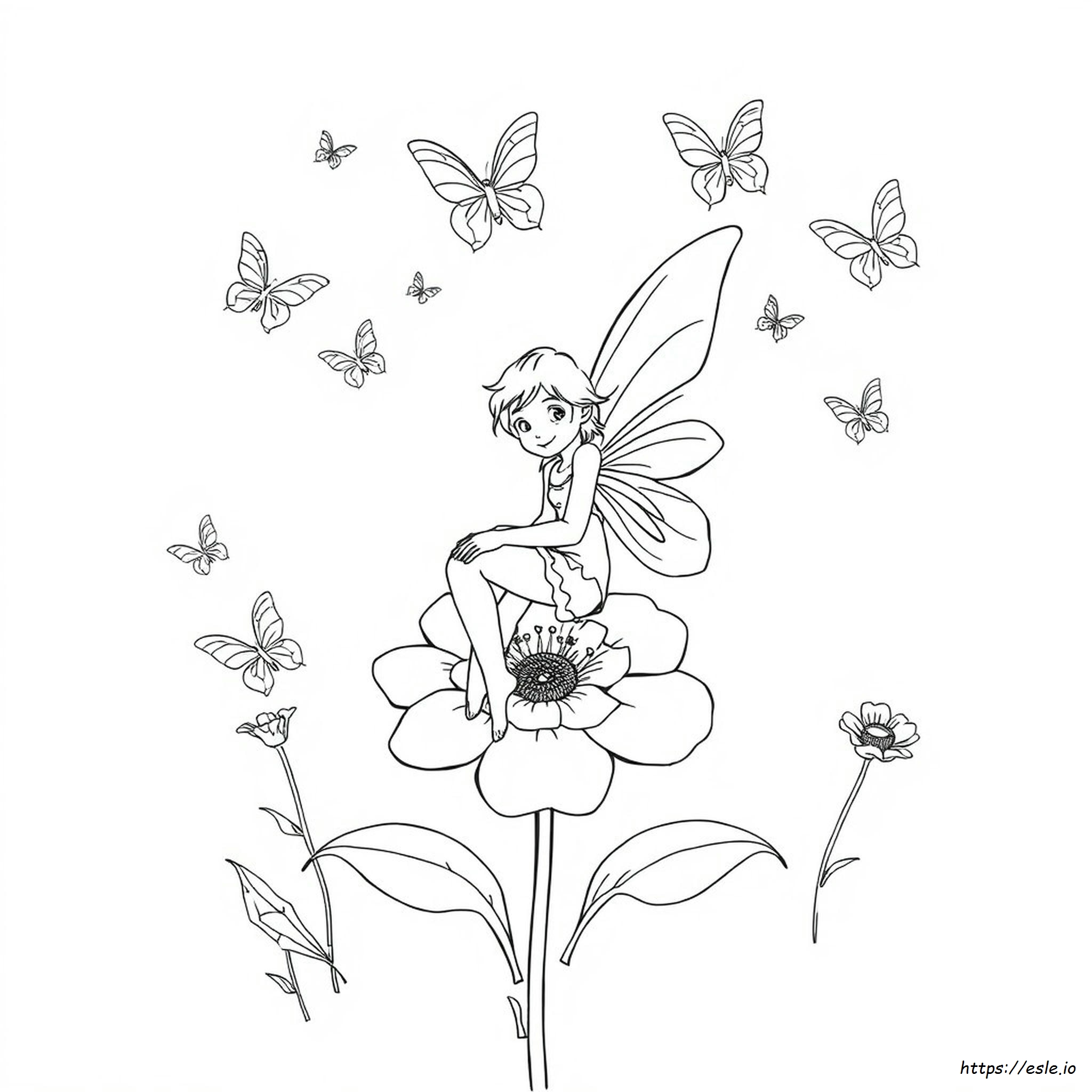 Free Fairy Coloring Pages For Adults To Print