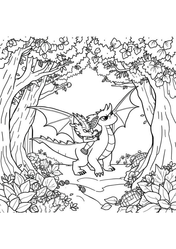 Dragon Rescue Riders Melodia Coloring Pages