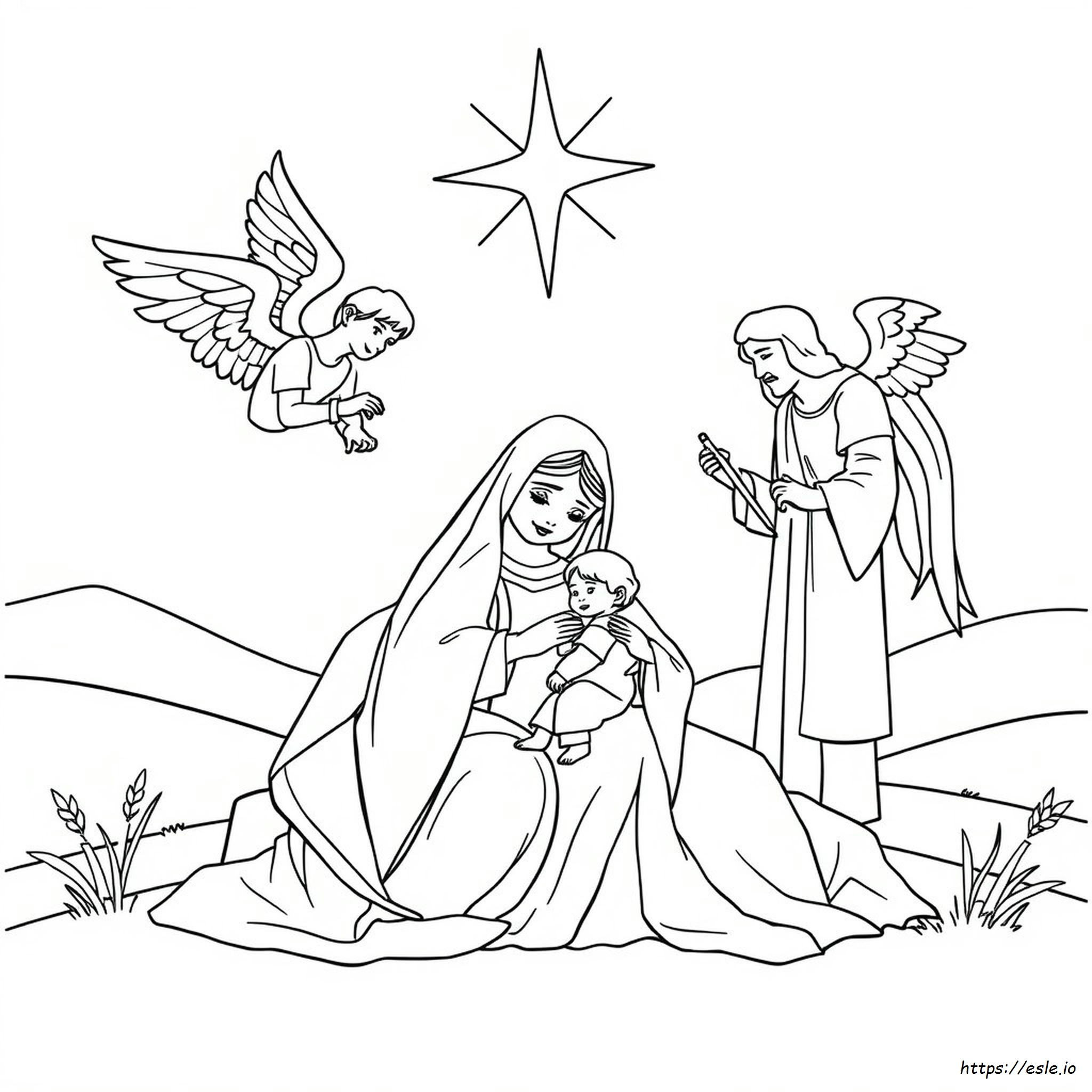 Zwiastowanie Kolorowanka