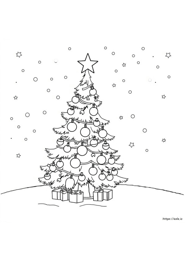 3D Weihnachten Ausmalbilder