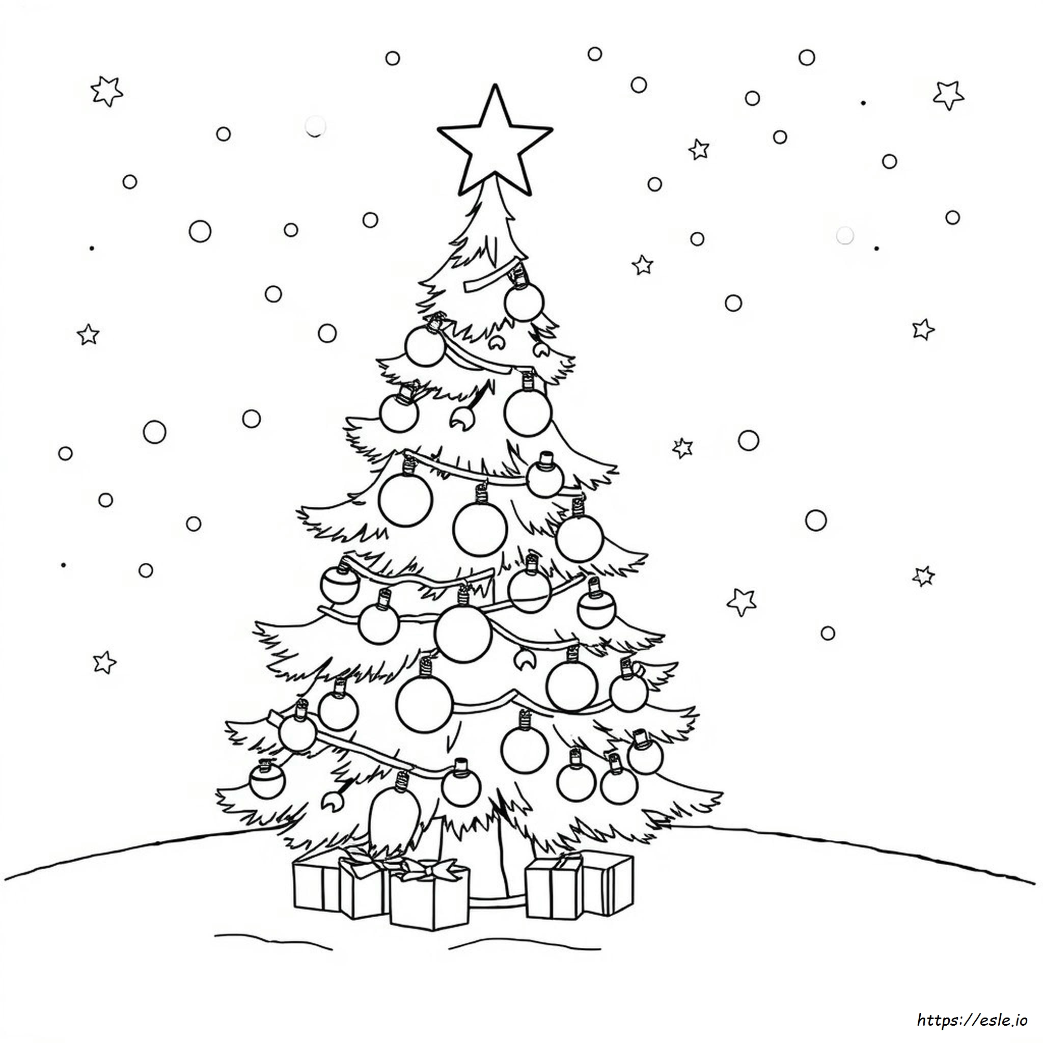 3Dクリスマス ぬりえ 無料印刷