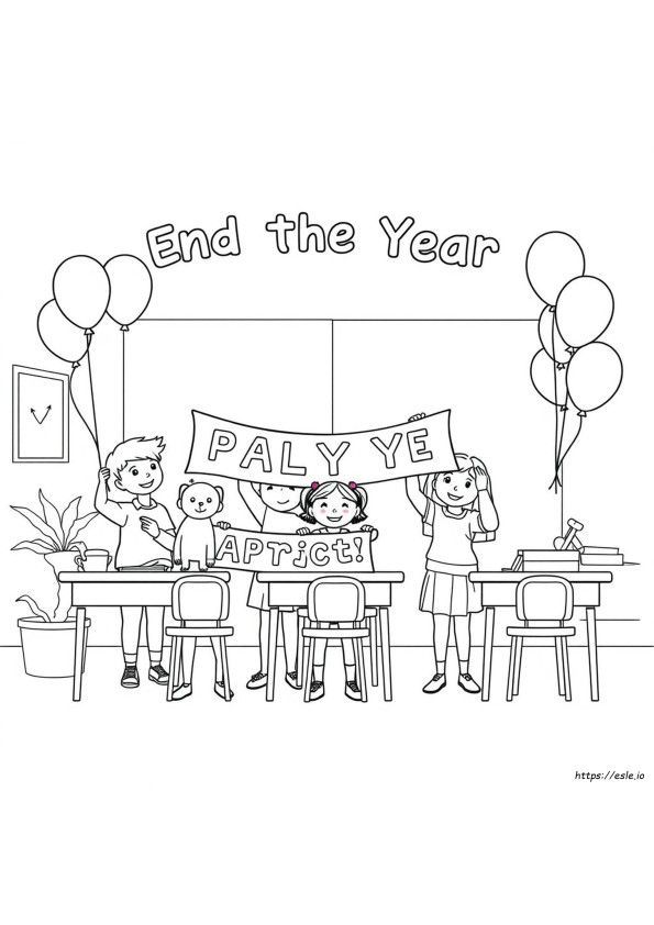 End Of The Year Coloring Pages Middle School