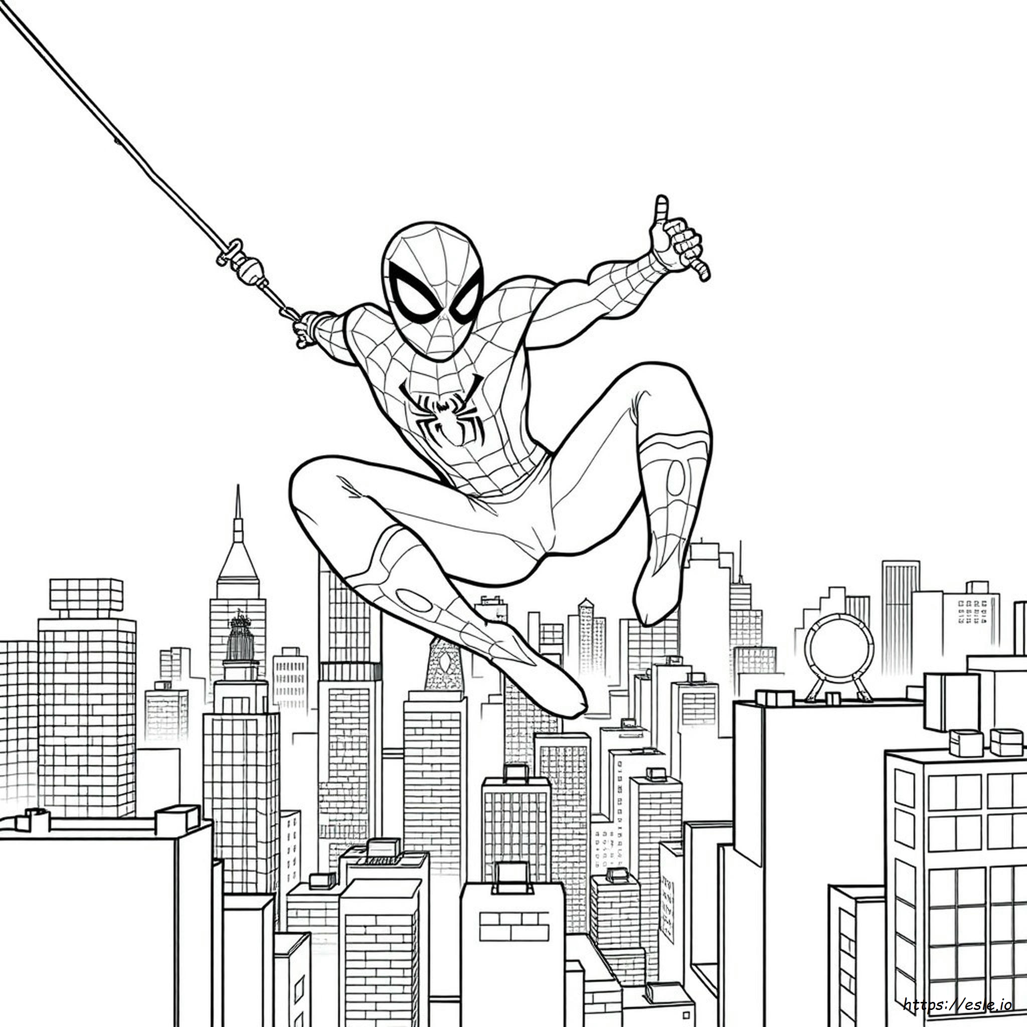 Kolorowanki Spidey Do Druku