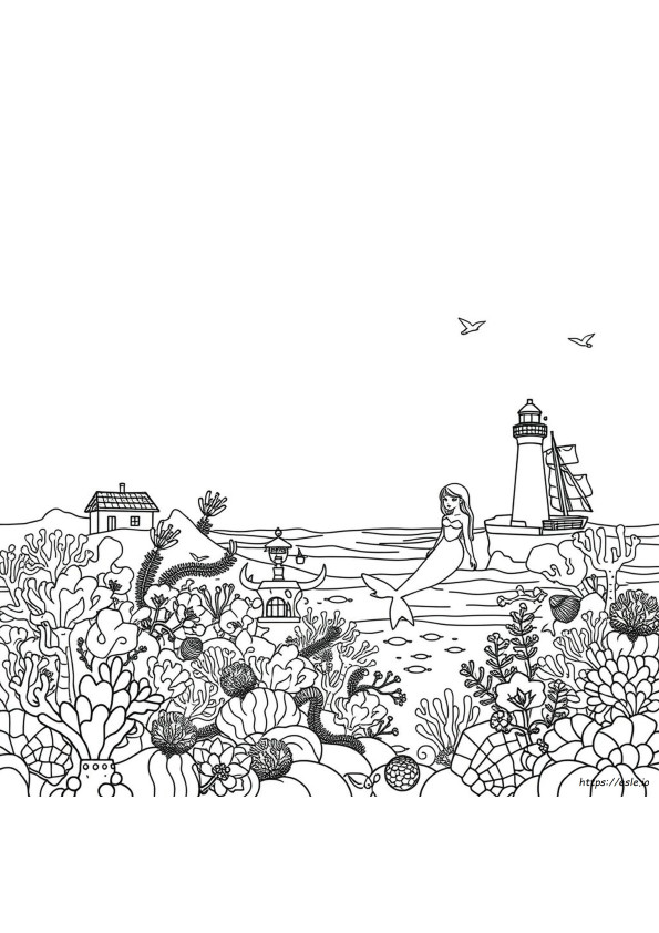 Johanna Basford Lost Ocean Coloring Pages