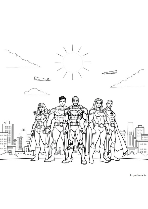 Planșe De Colorat Marvel Gratuite De Imprimat